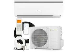 Real Relax 18000 BTU Mini Split Air Conditioner & Heater, 21 SEER2, 208-230V Inverter, Cools & Heats Up to 1250 Sq.Ft, WiFi &