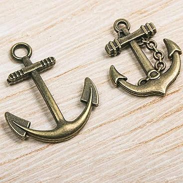 70 Piezas de Bronce Antiguo Retro Conjunto de Joyas Accesorios Hechos a