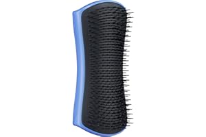 Pet Teezer | Detangling and Dog Grooming Brush | Dry Brush or Dog Bath Brush | Blue & Grey