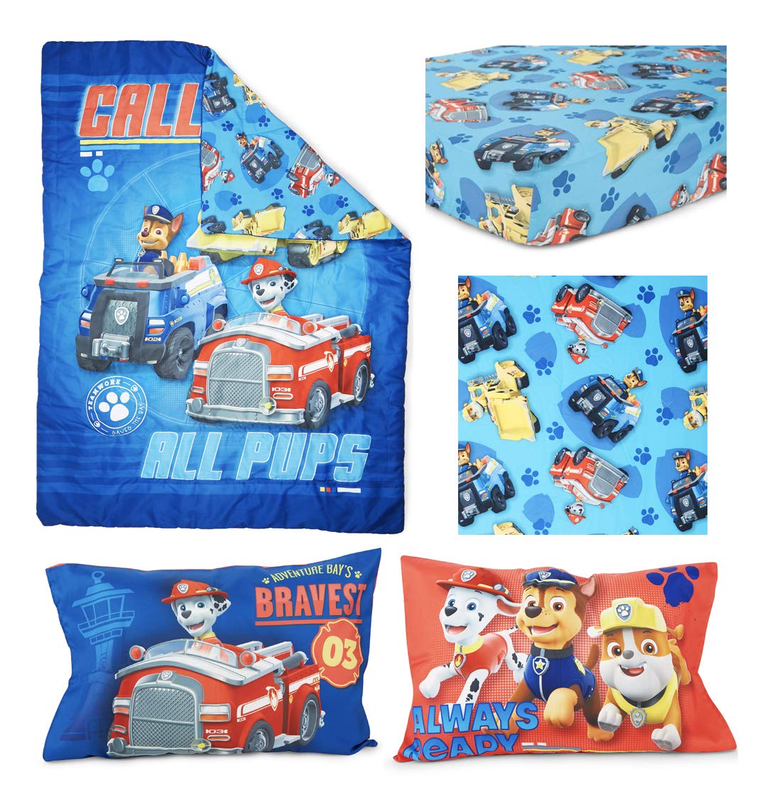 Paw Patrol Paw Patrol Calling All Pups 4-Piece Toddler Bedding Set