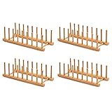 Oyydecor Bamboo Dish Drying Rack for Kitchen