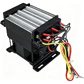 PTC Fan Heater 500W 110V Ceramic Fast Heating Element for Small Space | PTCYIDU Energy Saving Constant Temperature Thermistor Insulation PTC Car Auto Air Heater for Indoor Outdoor Small Room Use