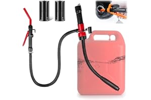 Portable Transfer Pump Battery Operated for Gas, Fuel, Effortless Liquid Transfer Pump for Cars, Motorcycles, Camping