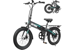Gotrax 20" Folding Electric Bike with 40Miles (Pedal-assist1) by 48V Battery, 20Mph Power by Peak 500W, Adult Electric Bicycle with 5 Pedal-Assist Levels& LCD Display, Suitable for Commuting