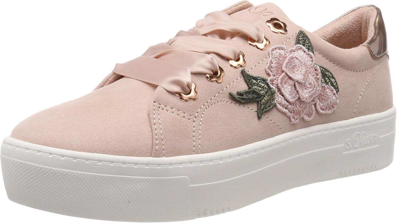 S.Oliver Damen Sneaker 5-5-23615-24 – Bequem, Mit Soft Foam-Sohle Und Regulierbarer Schnürung