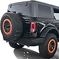 Broaddict 5X Bead Lock Wheel Trim Rings Kit Fit for 2021-2025 Ford Bronco Sasquatch Performance Orange