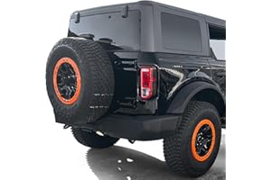 Broaddict 5X Bead Lock Wheel Trim Rings Kit Fit for 2021-2025 Ford Bronco Sasquatch Performance Orange