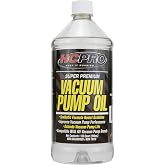 HCPRO Synthetic Vacuum Pump Oil &ndash; Non-Misting, Low Volatility, High Purity Lubricant for HVAC, AC, Freeze Dryers, &amp; Industrial Pumps &ndash; Extends Pump Life &amp; Reduces Friction
