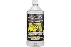 HCPRO KEEP IT RUNNING HCPRO Synthetic Vacuum Pump Oil – Non-Misting, Low Volatility, High Purity Lubricant for HVAC, AC, Freeze Dryers, & Industrial Pumps – Extends Pump Life & Reduces Friction