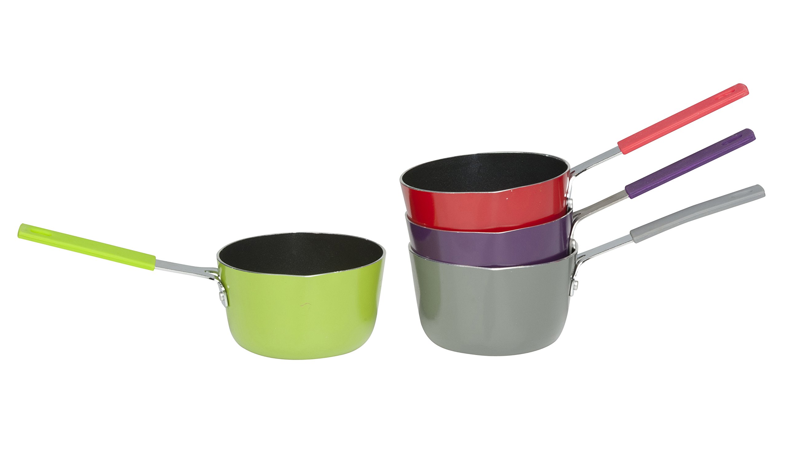 Edco Aluminium Sauce Pan, Multi-Colour, 11 x 7 cm, 1.8 mm