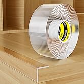 COUMENO Clear Edge Protector, 1.2inx9.84FT, Protection Desk Corner Corner Anti-Bump Anti-Bump Home Wrap Invisible, Anti-Sharp
