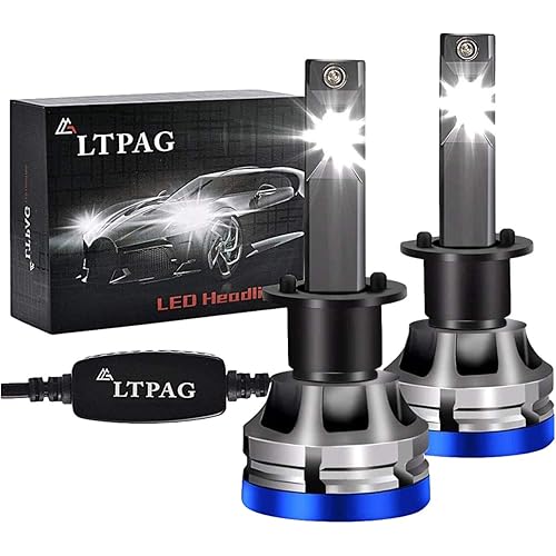 H11 LED Headlights Bundle with H11 LED Fog Lights, Low Beam and Fog Lights Combo, 6000K Bright White, Halogen Replacement, Quick Installation
