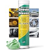 14oz Ultra Heavy Duty Green Grease Tube for Grease Gun - USA Made (1 Pack) | Waterproof Marine Grade Grease - NLGI 2 Lithium, High Temp Wheel Bearing Grease for Farm, Home &amp; Industrial Use - USA Made