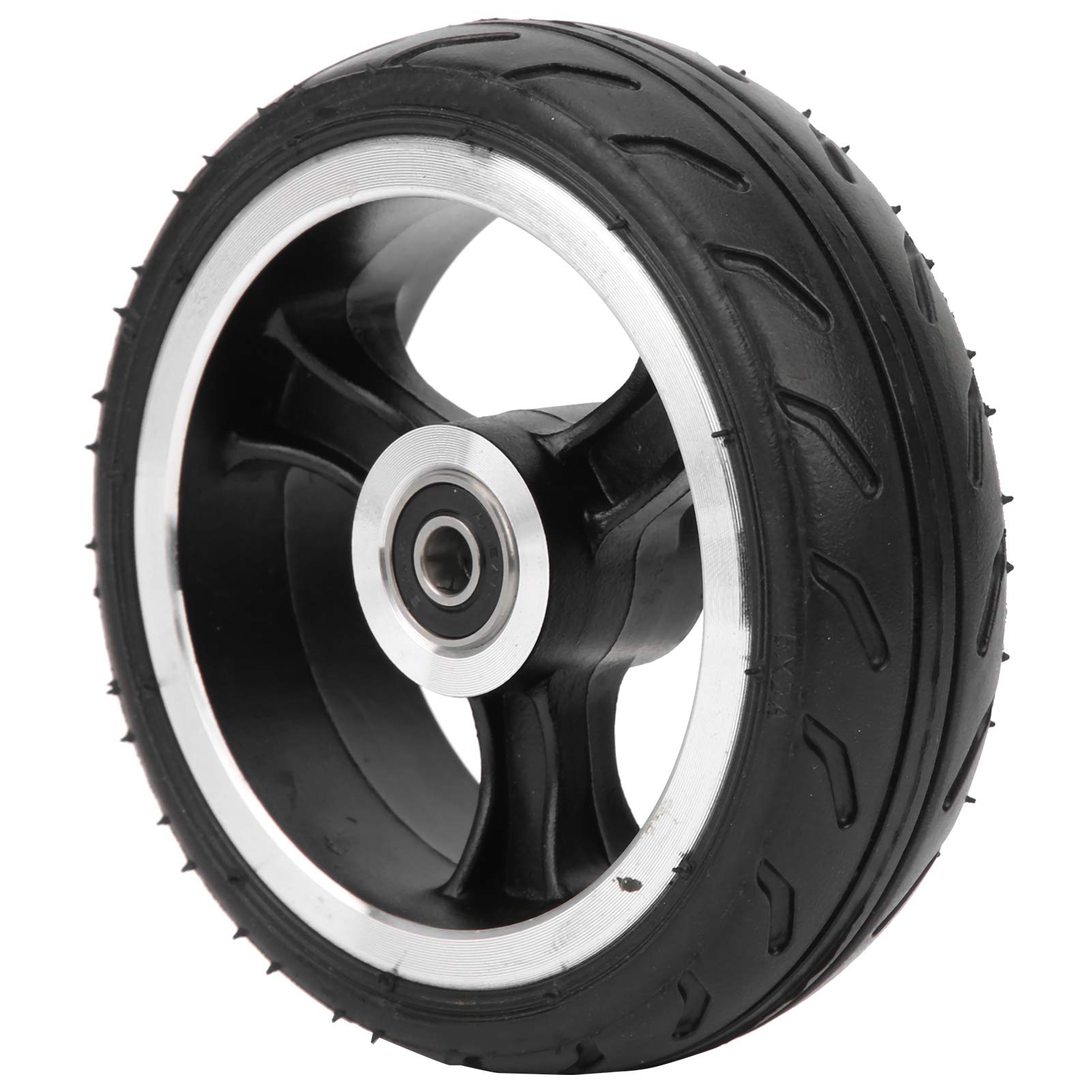 Keenso Electric Scooter Rear Tire, 5.5in Rubber Electric Scooter Wheel Rear Tire Replacement electric scooter