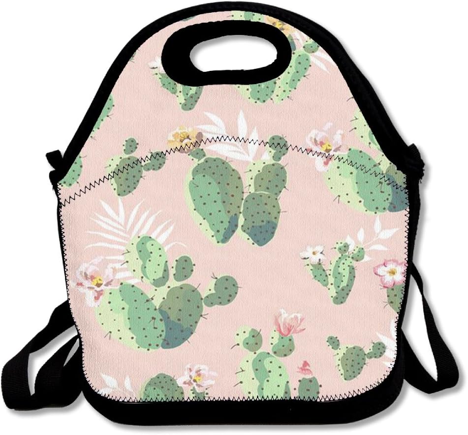 Cactus Fashion Cute Lunch Bag Lunch Backpack Casual Lunch Box Lunchboxes Lunch Pouch Durable Lunch Tote For Kids And Adults