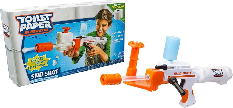 Amazon Jakks Pacific Toilet Paper Skid Shot Toy Blaster ジャックスパシフィック トイレットペーパースキッドショットおもちゃブラスター 並行輸入品 改造対戦型トイ おもちゃ Amazon Jakks Pacific Toilet Paper Skid Shot Toy Blaster ジャックスパシフィック トイレットペーパースキッドショットおもちゃブラスター 並行輸入品 改造対戦型トイ おもちゃ