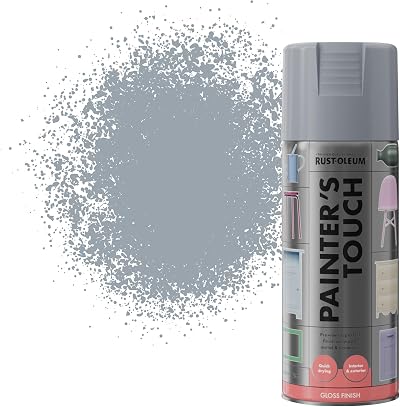 Rust-Oleum Painter's Touch Spray Paint Winter Grey Gloss 400ml Aerosol