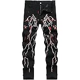 MICKASON Men's Slim-fit Stretch Denim Jeans Featuring a Ripped Stretch Regular Pants