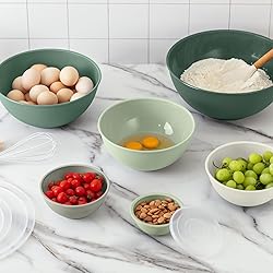 COOK WITH COLOR Mixing Bowls with Lids - 12 Piece