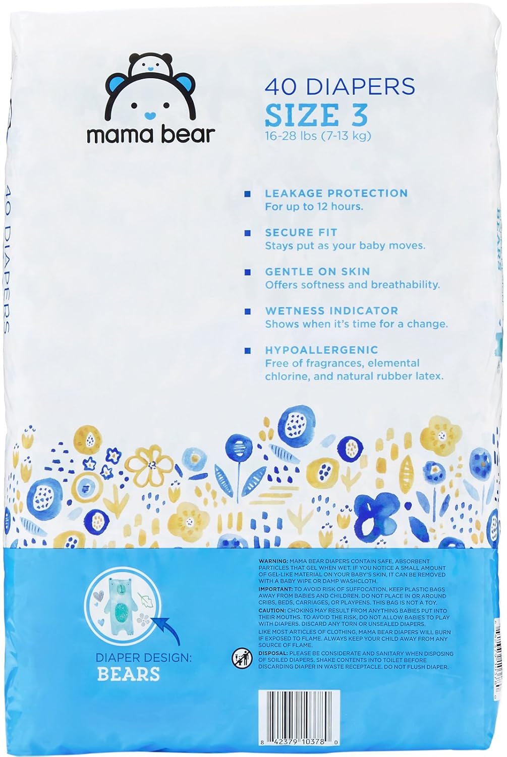mama bear diapers size 3