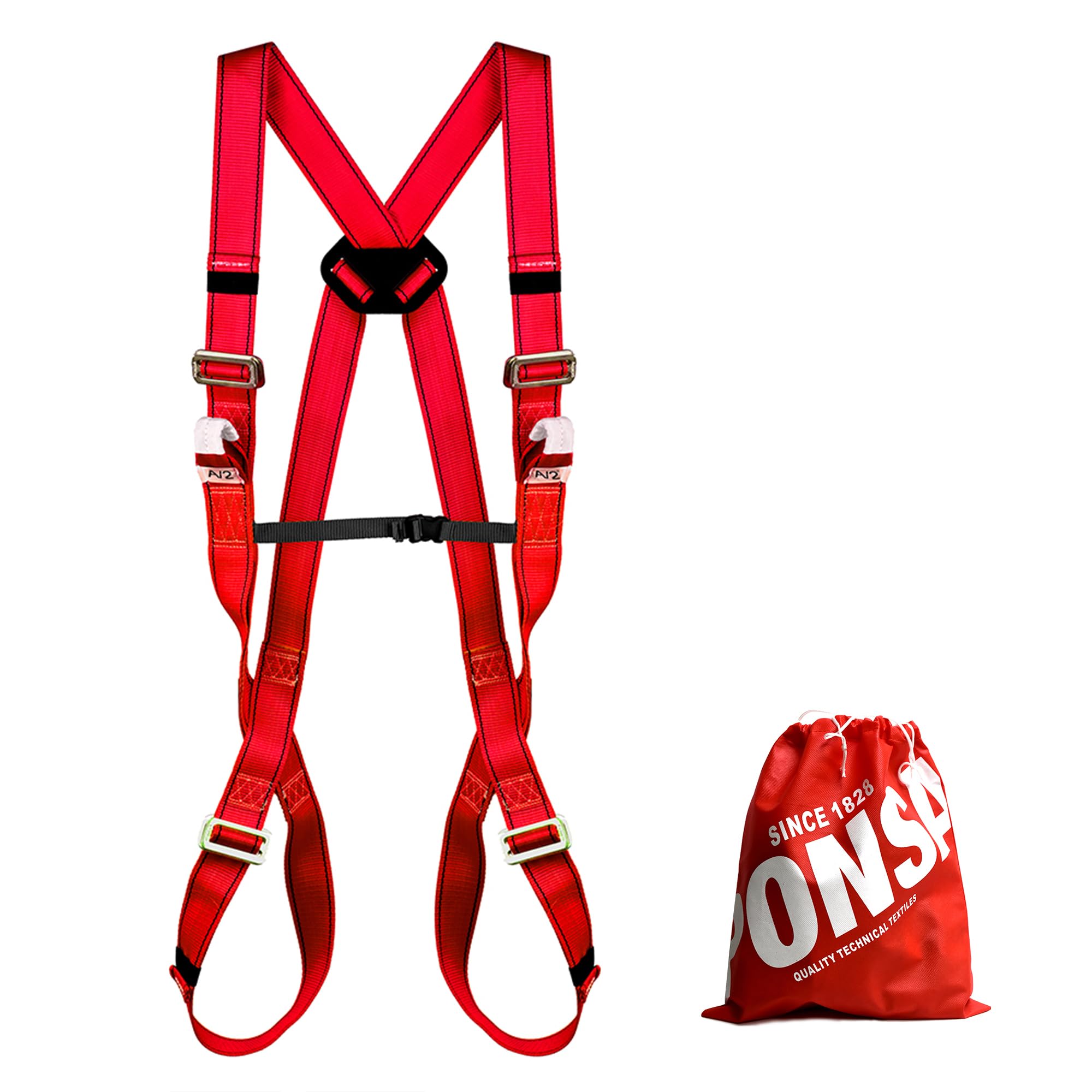 CGPK7. FALL ARREST HARNESS with 2 link points (dorsal an textil front). 031054001001