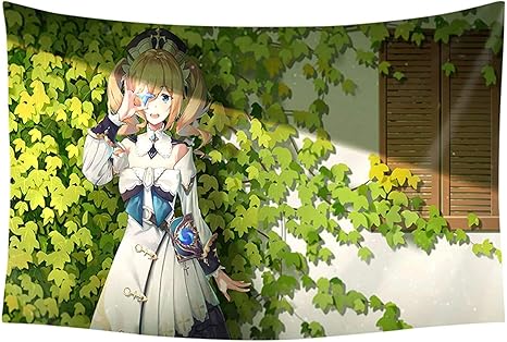 Amazon Co Jp 人気ゲーム 原神 タペストリー インテリア 漫画 アニメ バックグラウンド 多機能 壁掛け 室内装飾 おしゃれ 模様替え 部屋 窓カーテン デコレーション ライブ背景 人気150 100cm J ホーム キッチン