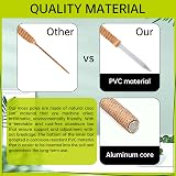 Yizerel Bendable Moss Pole 25 Inch 2 Pack for Monstera Creepers Plant Support view 3