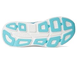 Hoka Men's Bondi 9 Sneaker, White Blue, 14