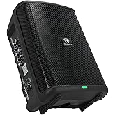 Rockville TITAN ONE PRO Battery Powered Live Performance 8" Speaker System | 600W Peak, 150W RMS, 6-15 Hour Battery depending on volume, Bluetooth, TWS Stereo Linking, Mic/Guitar Inputs, XLR Output