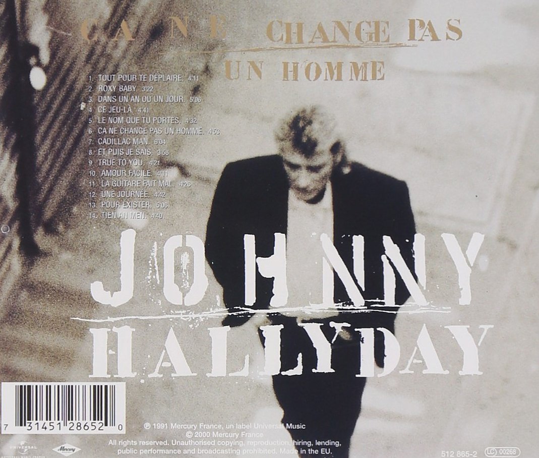 Hallyday Johnny Ca Ne Change Pas Un Homme Amazon Com Music