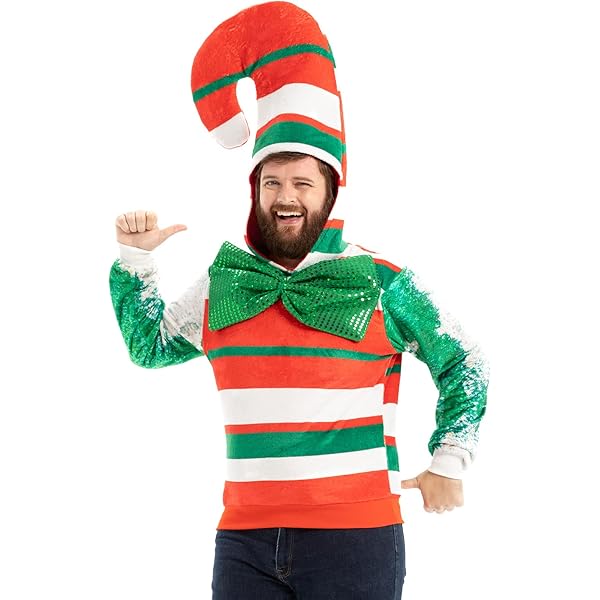 Unisex Ugly Christmas Sweater- Slay All Day In Santa's Hideous Holiday - Foto 4