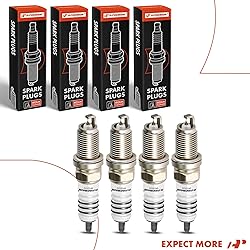 A-Premium Iridium Platinum Spark Plugs Compatible