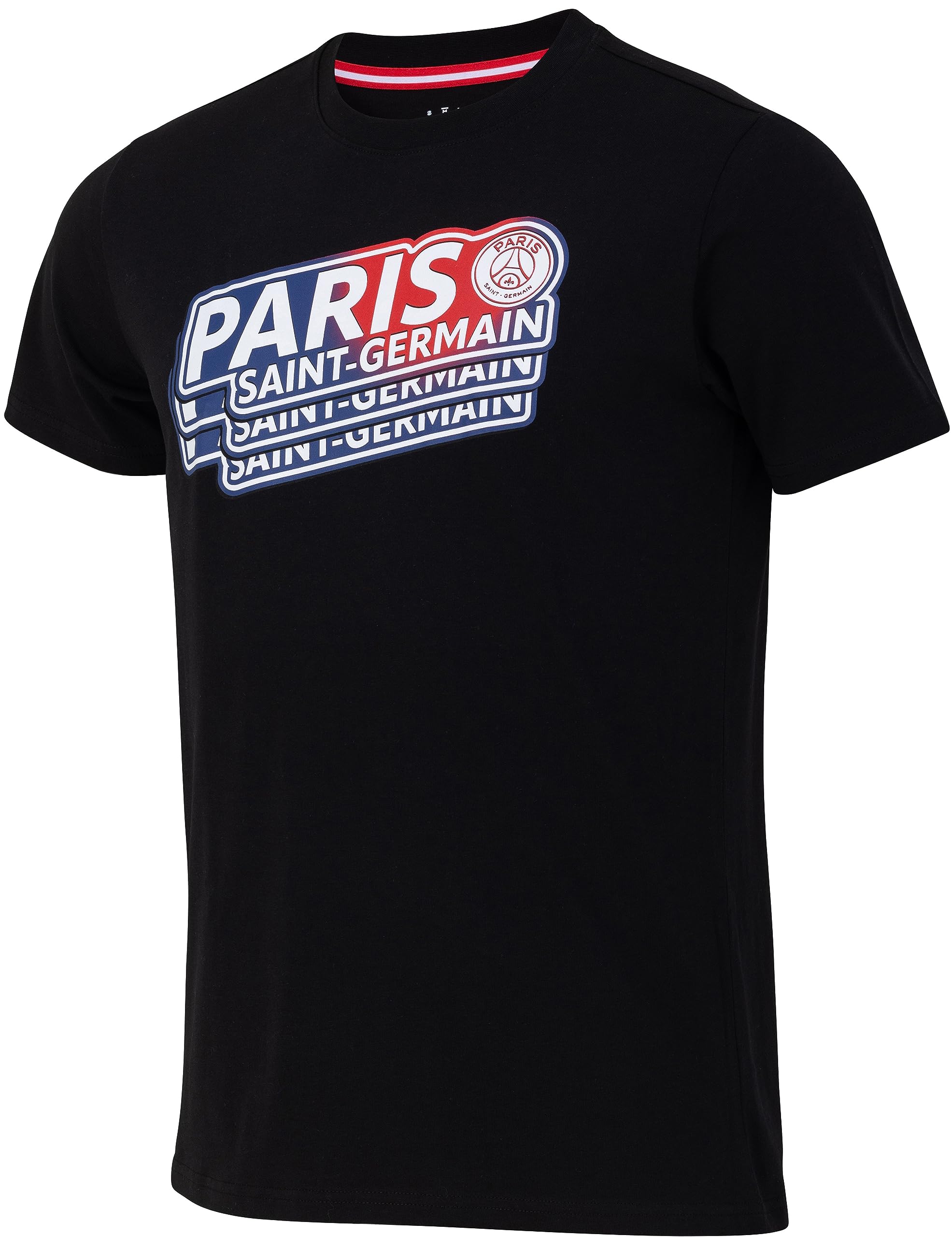 PARIS SAINT-GERMAIN Official Collection PSG T-Shirt, Black, M