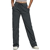 SEVEGO Women's 30"/32"/34"/36" Tall Inseam Lightweight Dance Studio Pants Ruched Workout Athletic Casual Pants
