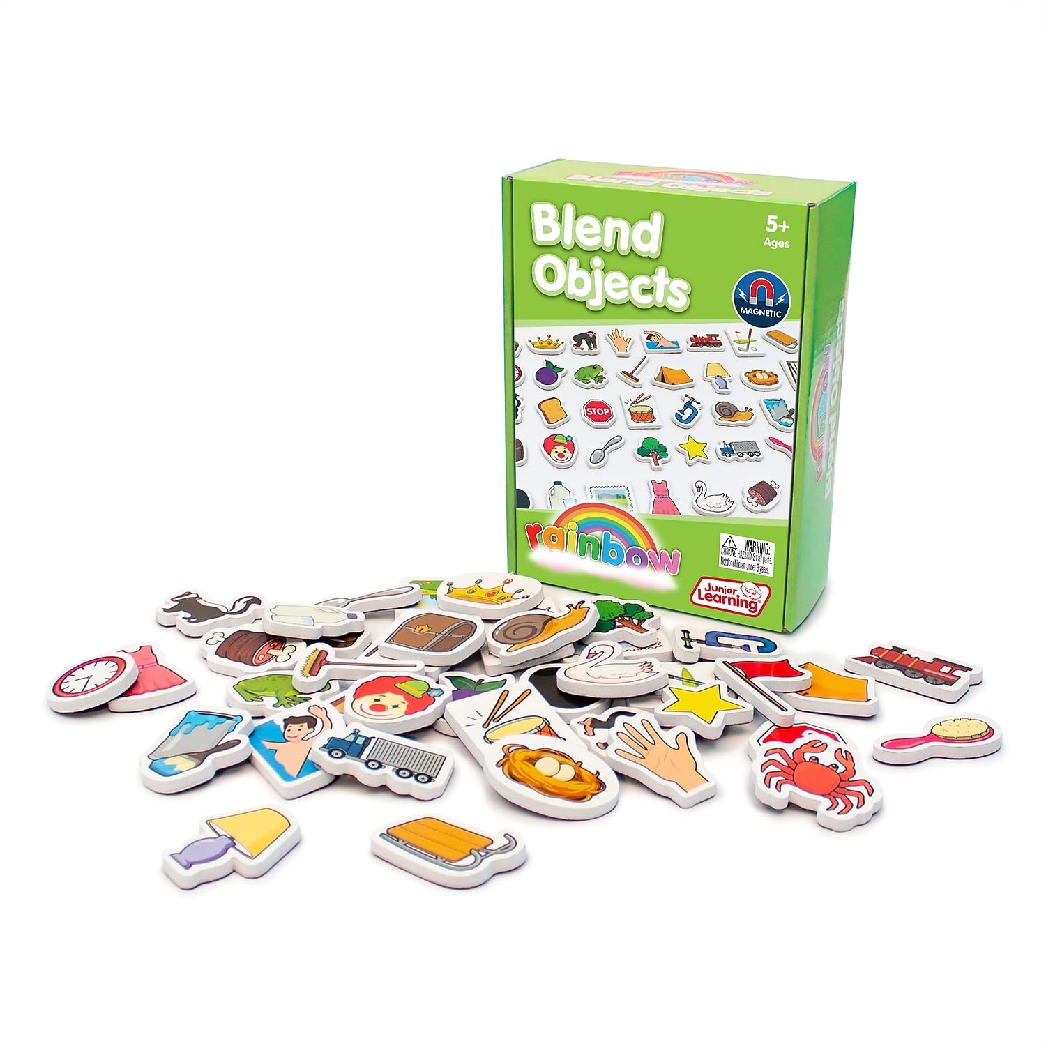 Junior Learning JL649 Blend Objects Magnetic Resource, Multicolor , Small