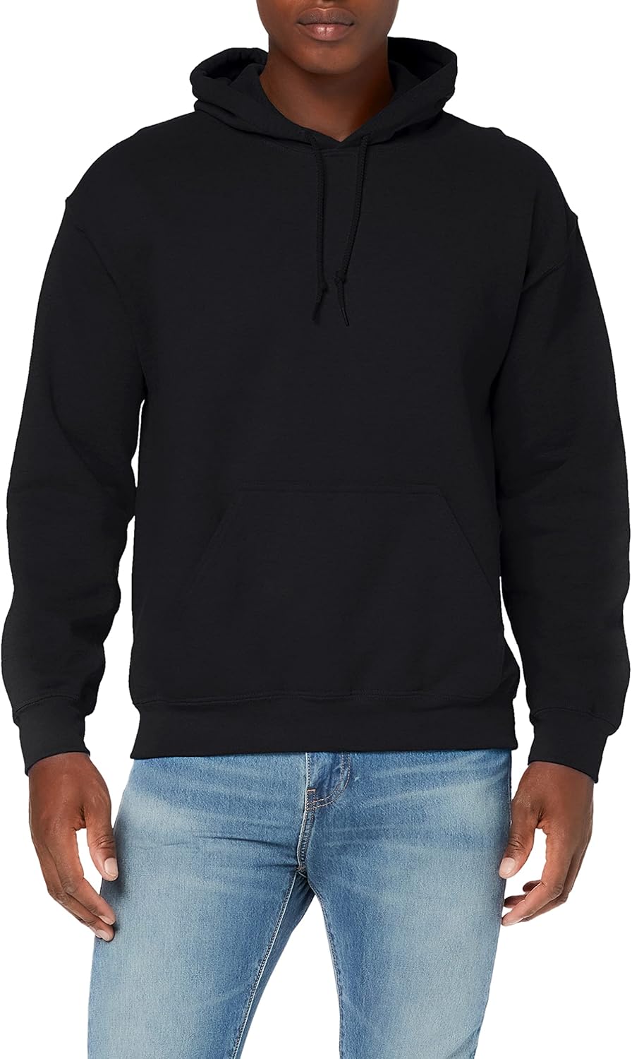 Gildan Uomo Felpa Con Cappuccio – Heavy Blend 50% Cotone 50% Poliestere – 305 G/m² – Tasca A Marsupio, Colori Sicurezza