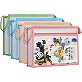 4Pack Three-dimensional Mesh Zipper Pouch Bags Double-Layer Puzzle Building Block Storage Lego Storage Bags,Lego Puzzle blocks Pouch with Handle