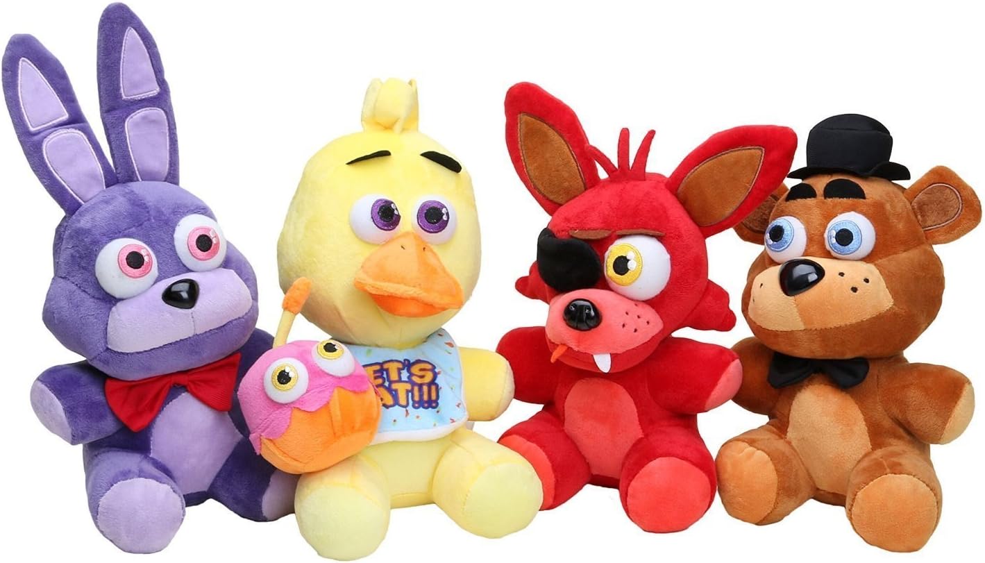 FNAF 6inch PLUSH Five Nights at Freddy's Freddy BUNDLE WITH PIXELATED FIGURE BONUS