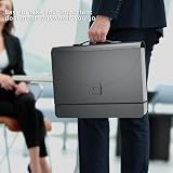 Fun storage File Organiser 24 Pockets A4 Rainbow Document Folder with Handle view 2