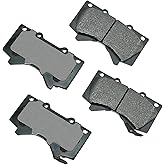 Akebono Brake Pad Set (ACT1303) , GREY