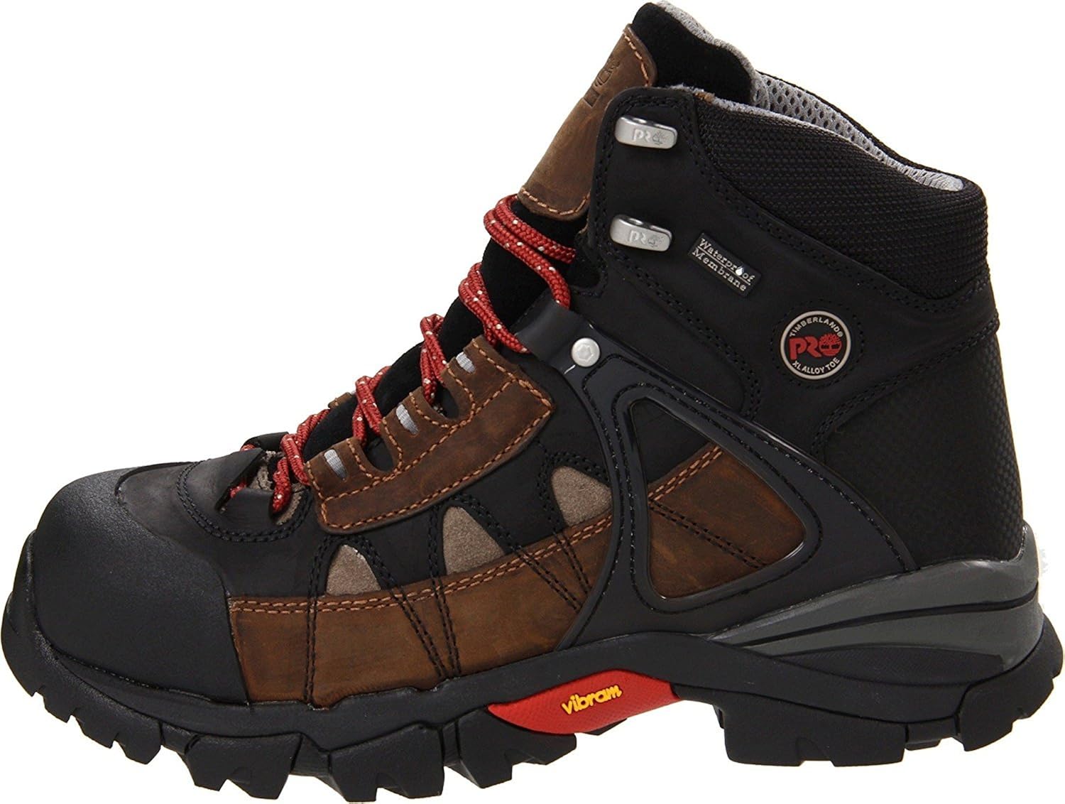 Timberland PRO Men's Hyperion 6 inch XL Alloy Safety Toe Waterproof Industrial Shoe, Brown, 12: Shoes