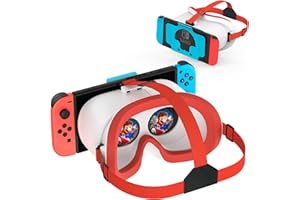 VR Headset for Nintendo Switch OLED, Switch Virtual Reality Glasses with Adjustable HD Lenses and Comfortable Head Strap, Lab