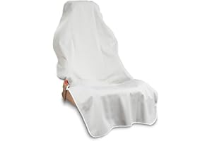 Dri Seats Waterproof Seat Covers - Universal Car Seat Cover for Your Car, Truck, Jeep, Van or SUV. Protects Bucket Seats from Sweat, After The Gym, Runs, Yoga, Swimming - Light Gray