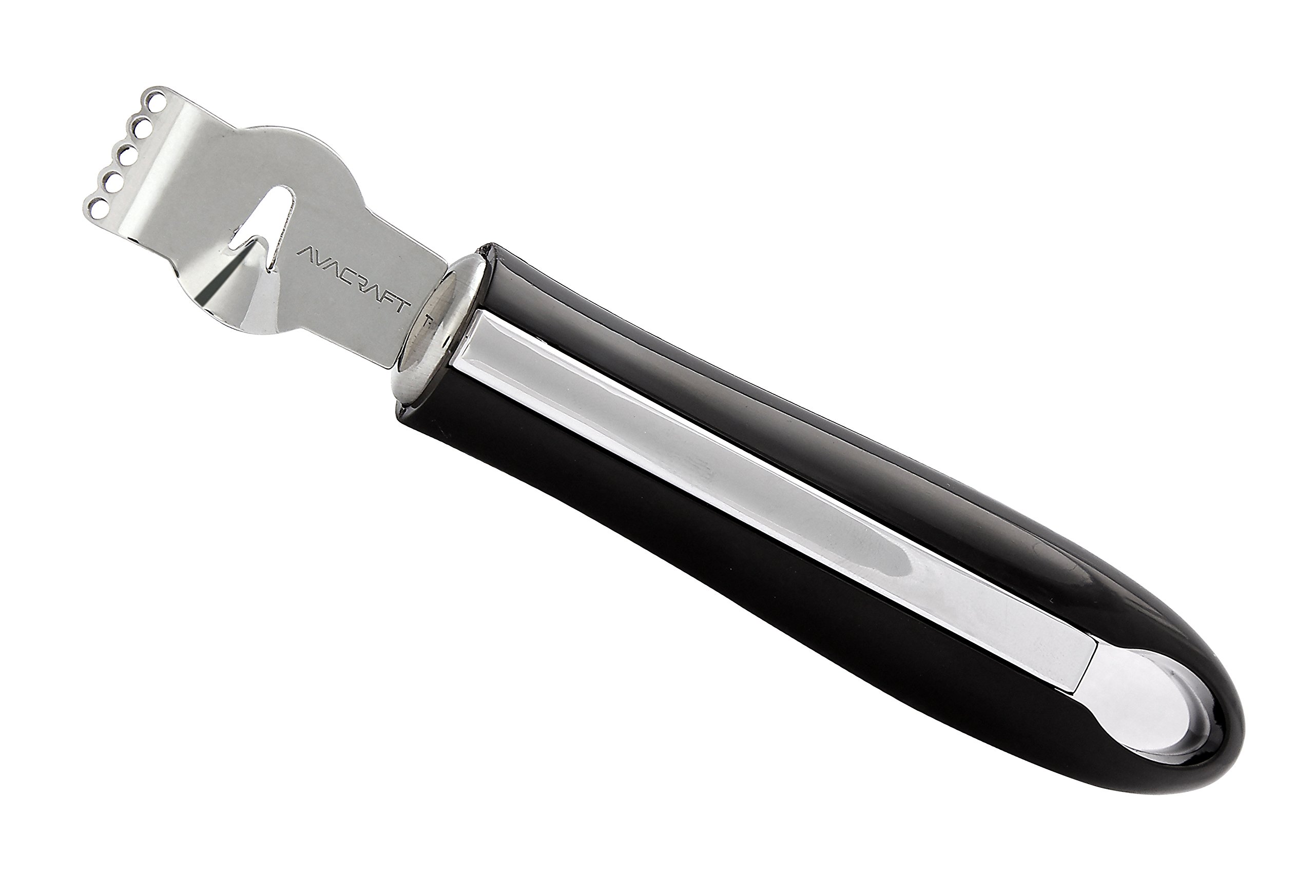 AVACRAFT Lemon Zester Grater with Channel Knife, Stainless Steel
