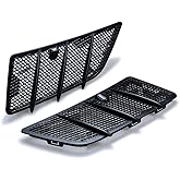 Pair Hood Air Vent Grille Cover Compatible with Mercedes Benz 2008 2009 2010 2011 W164 GL ML Class 350 450 Matte Black