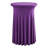 24 inches 24" Highboy Cocktail Round Stretch
