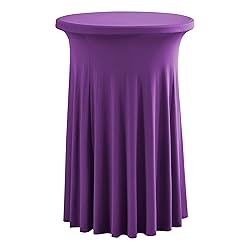 24 inches 24" Highboy Cocktail Round Stretch