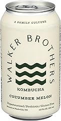 Walker Brothers, Kombucha Cucumber, 12 Fl Oz