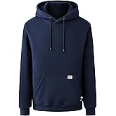 Ubon FR Hoodies for Men Pullover Flame Resistant Hooded Sweatshirts 14 oz Cotton Fleece