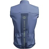 INBIKE Unisex Cycling Vest Windproof Lightweight Sleeveless Jacket | Breathable Mesh, Moisture Wicking, Ergonomic Cut, Adjustable Hem, Double Rear Pockets Mountain Biking Running